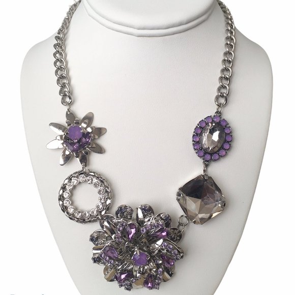 Simply Vera Vera Wang Jewelry - Simply Vera Lavender Crystal Statement Necklace